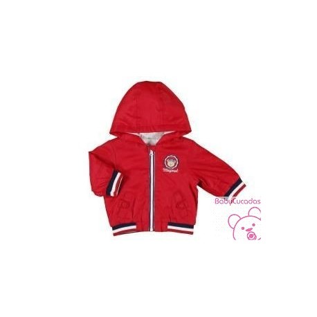Red Mayoral 3410 Striped Strass Jacket for Girls